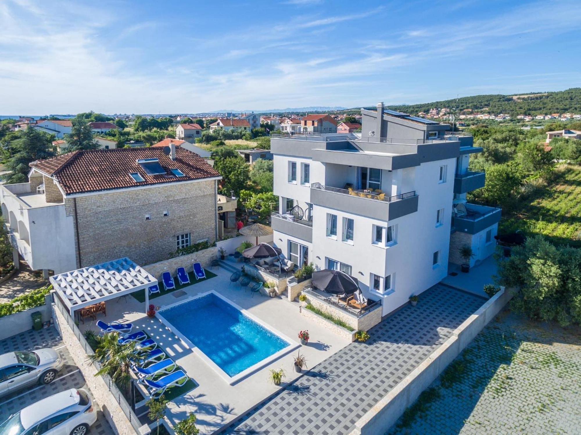 Luxury Home Polo Bibinje Kültér fotó